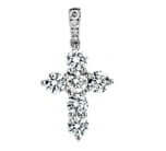 Bandiera Jewellers Diamond Cross Pendant 0.75ct ACR-14186