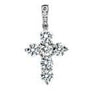 Bandiera Jewellers Diamond Cross Pendant 0.75ct ACR-14186