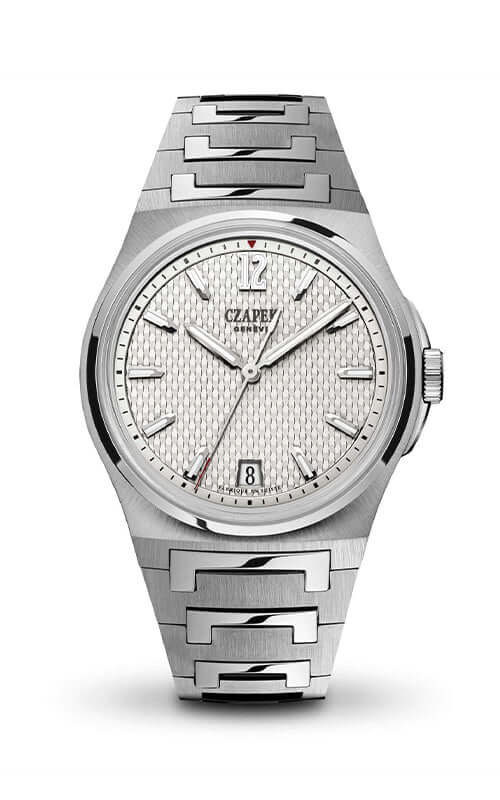 Czapek &amp; Cie Antarctique Collection - Passage de Drake Glacier Ice White (Red Tip,12) Bandiera Jewellers