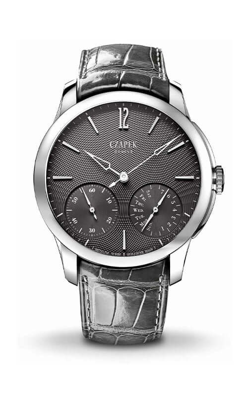 Czapek &amp; Cie Quai des Bergues Guilloché Ricochet – Slate Gray Bandiera Jewellers