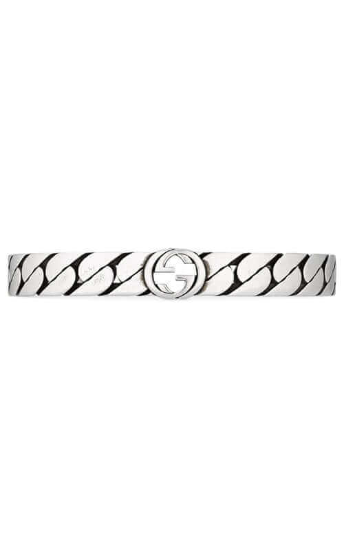 GUCCI Interlocking G Silver Bracelet Wide YBA661528001 | Bandiera Jewellers Toronto and Vaughan