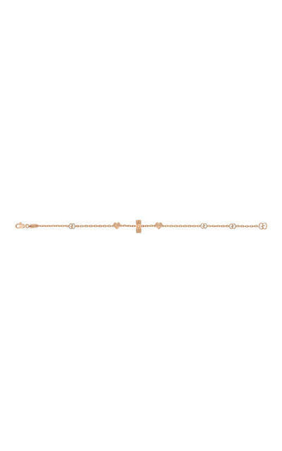 GUCCI Icon 18kt Heart Bracelet Rose Gold YBA729383001 Bandiera Jewellers