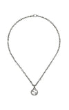 GUCCI Interlocking-G Pendant Necklace Silver YBB45530700100U Bandiera Jewellers