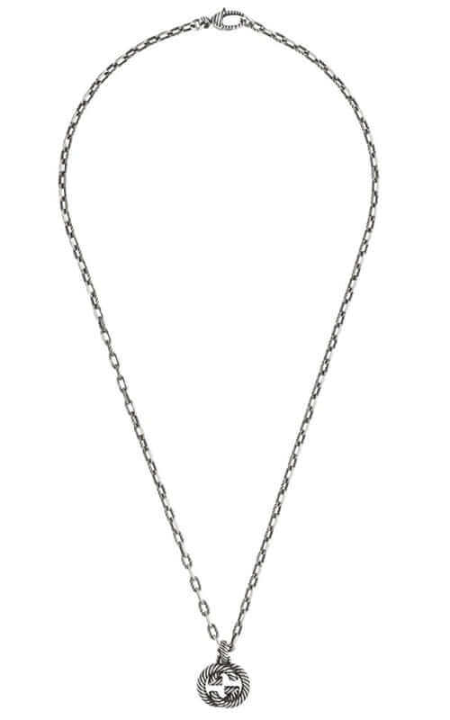 GUCCI Silver Interlocking G Necklace YBB604155001 | Bandiera Jewellers Toronto and Vaughan