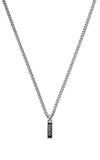 GUCCI Tag Silver Necklace with Enamel Pendant YBB67871400300U Bandiera Jewellers