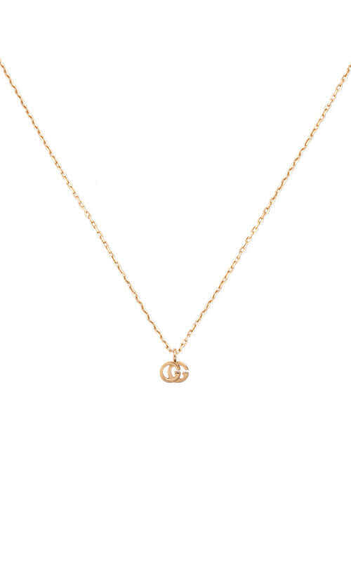 Gucci Running G Necklace 18k Pink Gold YBB68711800100 Bandiera Jewellers