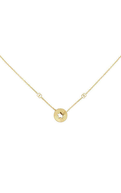 Gucci Icon 18kt Star Necklace Yellow Gold YBB72936300100U Bandiera Jewellers