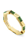 GUCCI Link to Love 18k Gold & Tourmaline Ring YBC662256002 | Bandiera Jewellers Toronto and Vaughan