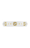 GUCCI 18K Yellow Gold & White Zirconia Icon Ring YBC679262002 | Bandiera Jewellers Toronto and Vaughan