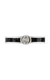 GUCCI Interlocking G Silver & Enamel Ring YBC701620001 Bandiera Jewellers