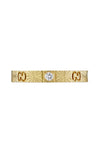 GUCCI Icon 18kt Diamond Heart Ring Yellow Gold YBC727892002 Bandiera Jewellers