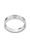 GUCCI Icon 18kt Heart Ring White Gold YBC729458001 Bandiera Jewellers