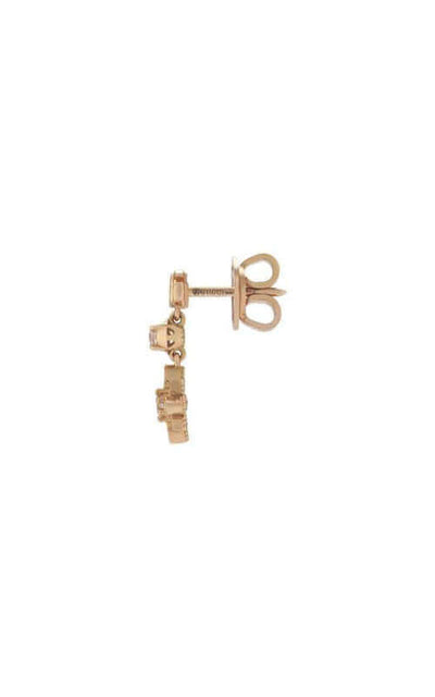 Gucci Flora Rose Gold & Diamond Earrings YBD70269100100U Bandiera Jewellers