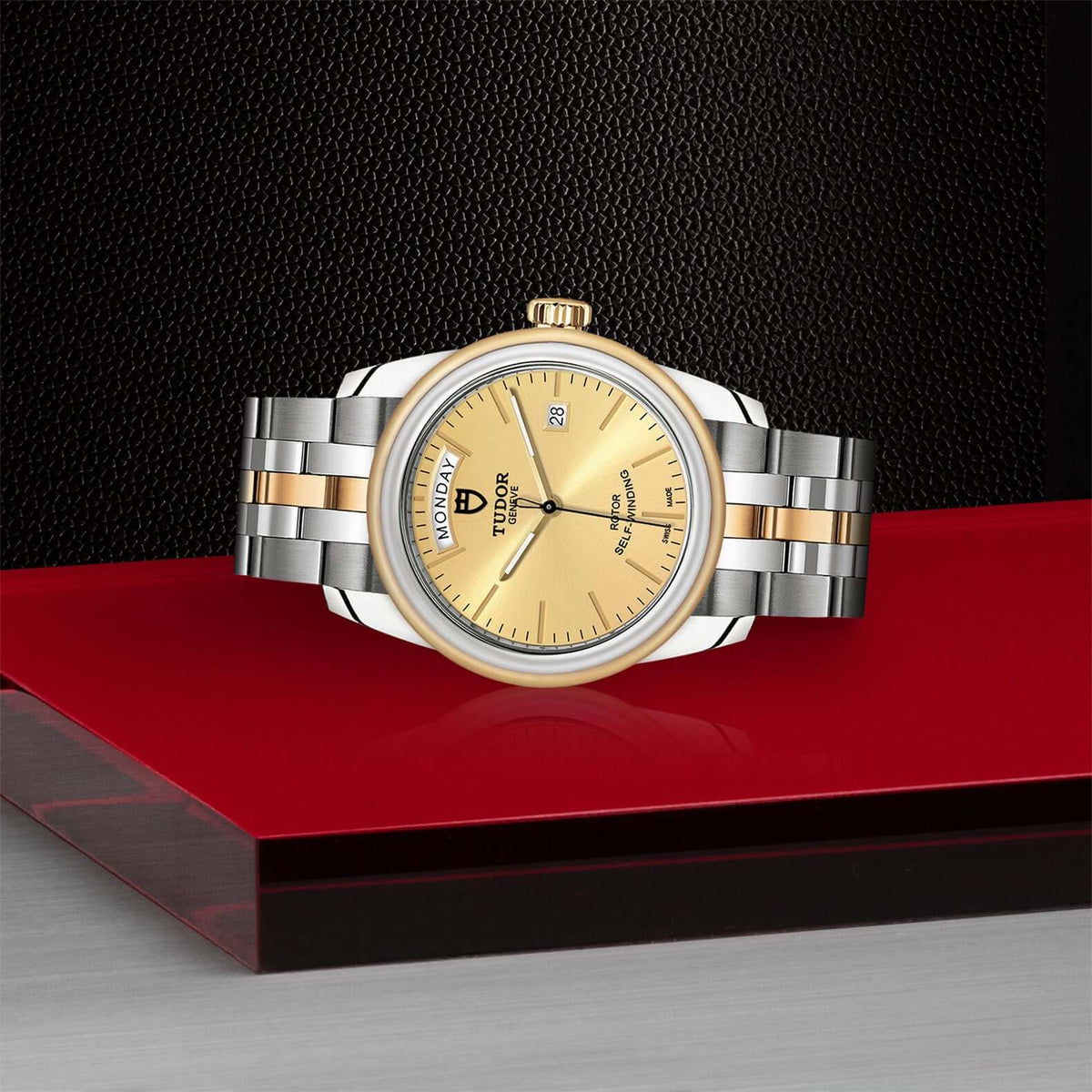 Tudor Glamour Date+Day M56003-0005 Bandiera Jewellers Vaughan 