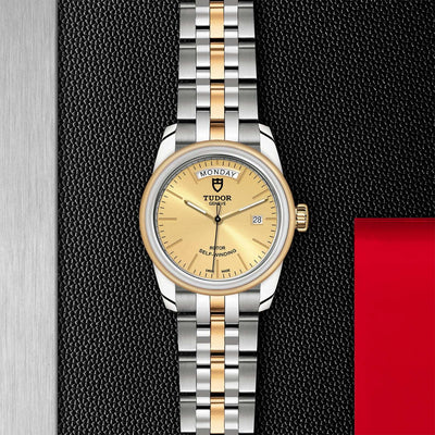 Tudor Glamour Date+Day M56003-0005 Bandiera Jewellers Vaughan