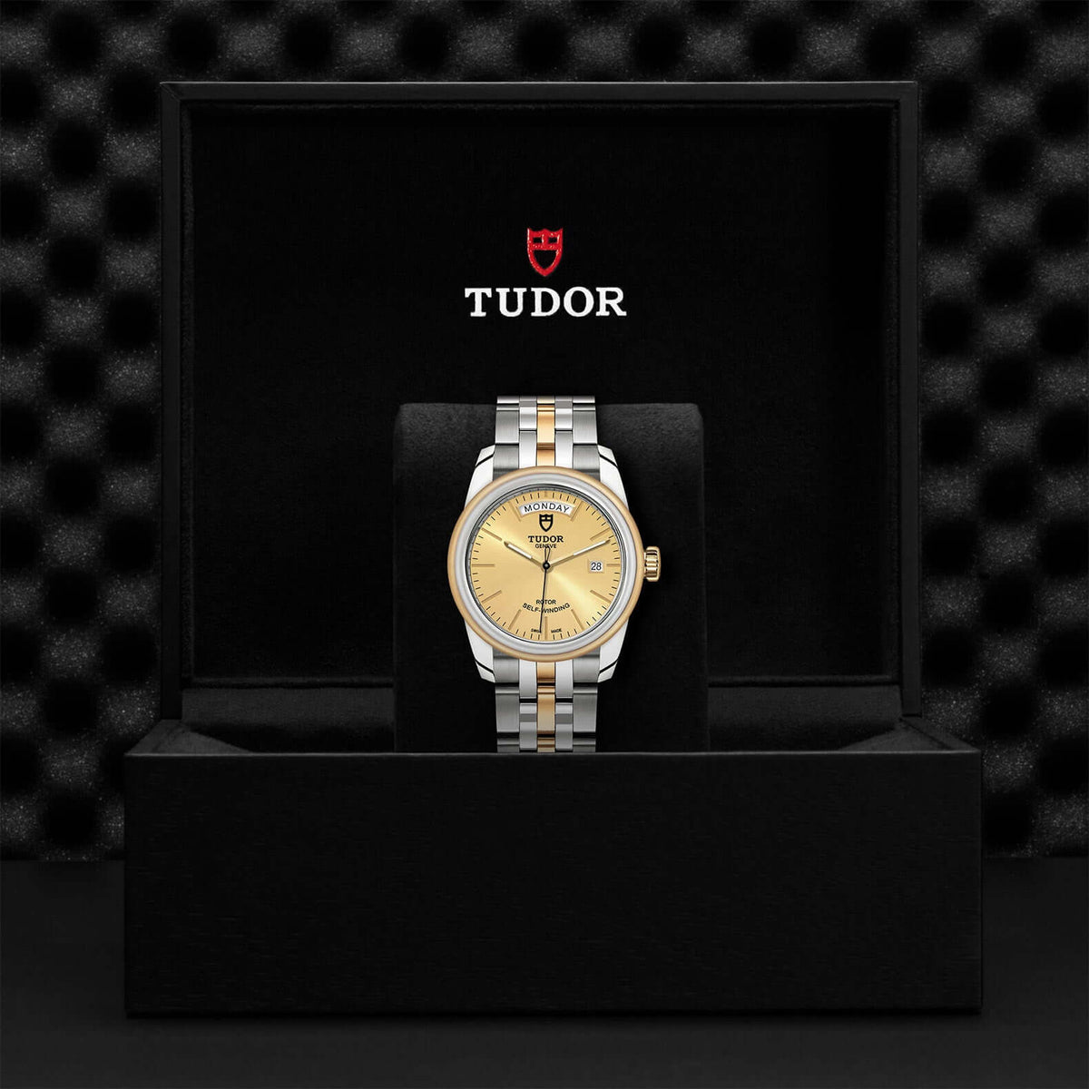 Tudor Glamour Date+Day M56003-0005 Bandiera Jewellers Vaughan 