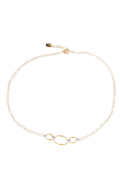 Marco Bicego MABI Marrakech 18k Yellow Gold and Diamond Necklace CG771-B2 Bandiera Jewellers