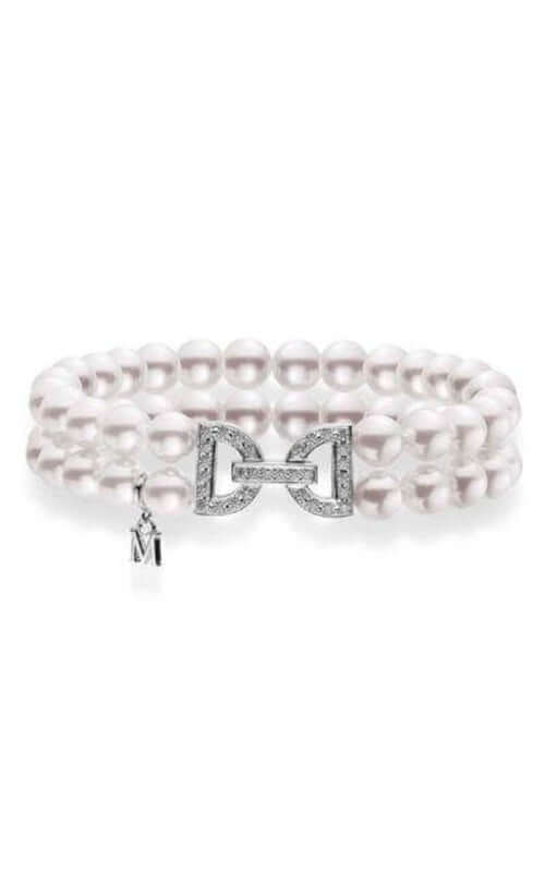 Mikimoto Akoya A+ Pearl Bracelet (MDQ10018ADXW) | Bandiera Jewellers Toronto and Vaughan