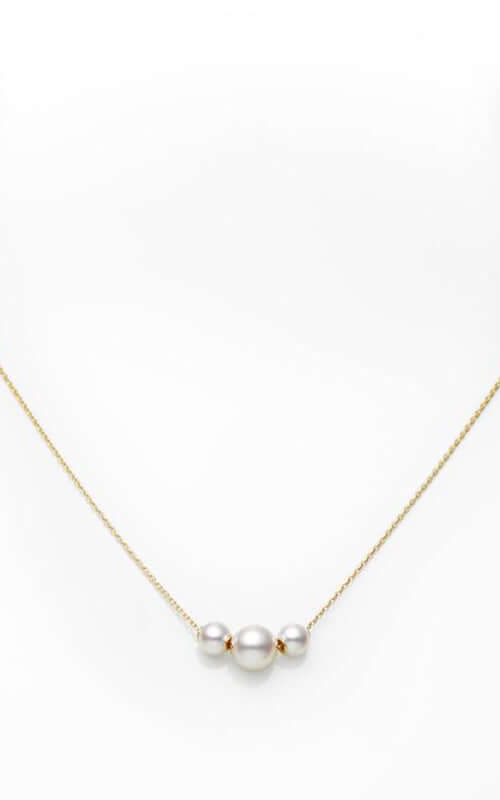 Mikimoto Pearls in Motion Pearl PENDANT Necklace MPQ10081AXXK | Bandiera Jewellers Toronto and Vaughan