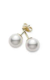 Mikimoto Stud Earrings Akoya Pearl White 8mm A+ PES802K | Bandiera Jewellers Toronto and Vaughan