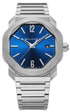 Bulgari OCTO ROMA II Blue Dial 102856 / BANDIERA JEWELLERS