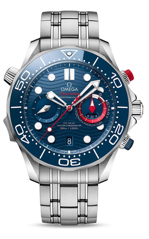 Omega Seamaster Diver 300M Master Chronometer Chronograph America&#39;s Cup 210.30.44.51.03.002