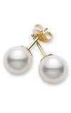 Mikimoto Stud Earrings Akoya Pearl White 7mm A PES701K | Bandiera Jewellers Toronto and Vaughan