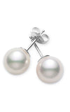 Mikimoto Earrings White Gold PES803W | Bandiera Jewellers Toronto and Vaughan