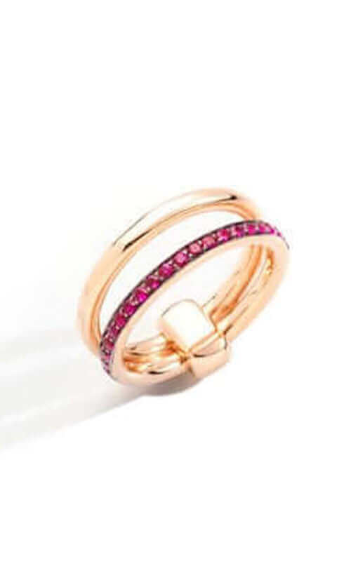 Pomellato Iconica Ring with Rubies PAC0100O7BRKRU000 Bandiera Jewellers