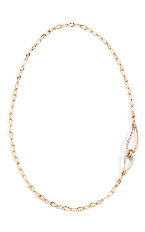 Pomellato Fantina Necklace with Pendant 18k Rose Gold with Diamonds PCC1021O7000DB000 | Bandiera Jewellers Toronto and Vaughan