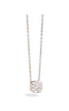 Pomellato Nudo Solitaire Pendant with Chain White Gold and Diamonds PCB7040O6000DB000 Bandiera Jewellers