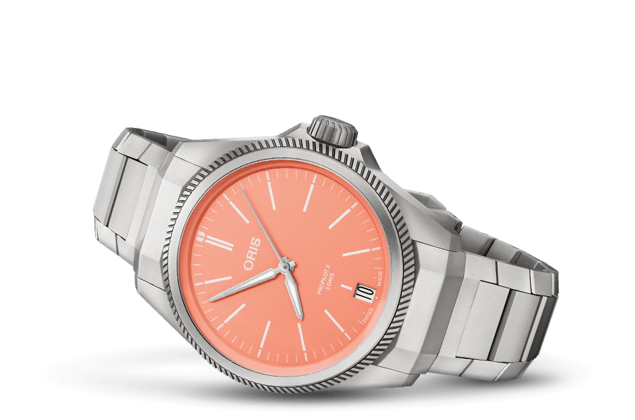Oris PROPILOT X CALIBRE 400 - Salmon 01 400 7778 7158-07 7 20 01TLC Bandiera Jewellers