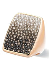Pomellato 18k Pink Gold Sabbia Ring with Tri-Colour Diamonds PAB9030O7000DBX00