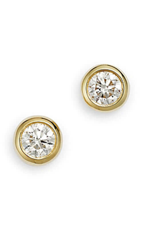 Roberto Coin 18Kt Yellow Gold Diamond Earrings 000712AYERX0 | Bandiera Jewellers Toronto and Vaughan