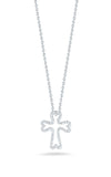Roberto Coin Cross Pendant White Gold and Diamond 000732AWCHX0 | Bandiera Jewellers Toronto and Vaughan