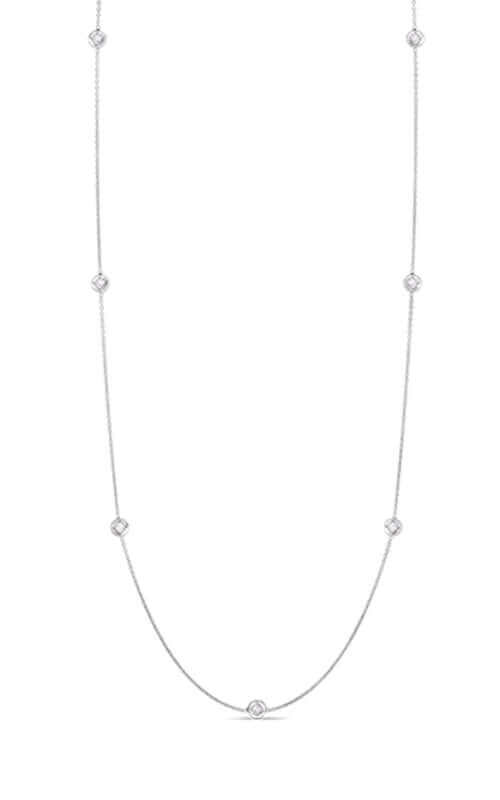 Roberto Coin Stations 18k White Gold with Diamonds Necklace 001347AW18D0 | Bandiera Jewellers Toronto and Vaughan