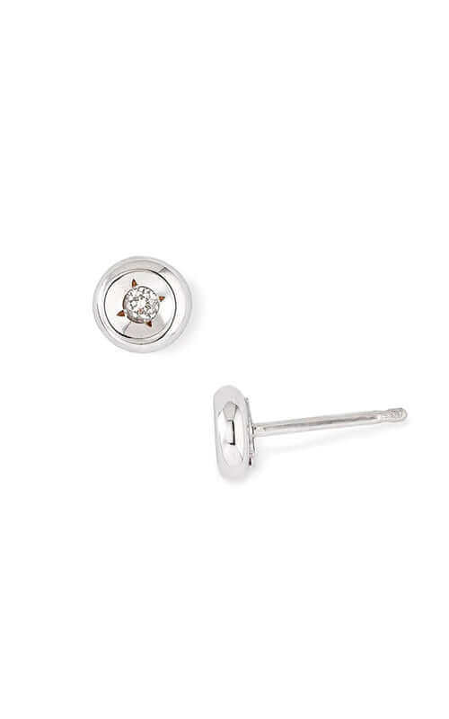 Roberto Coin 18Kt White Gold Diamond Earrings 080450AWERX0 | Bandiera Jewellers Toronto and Vaughan