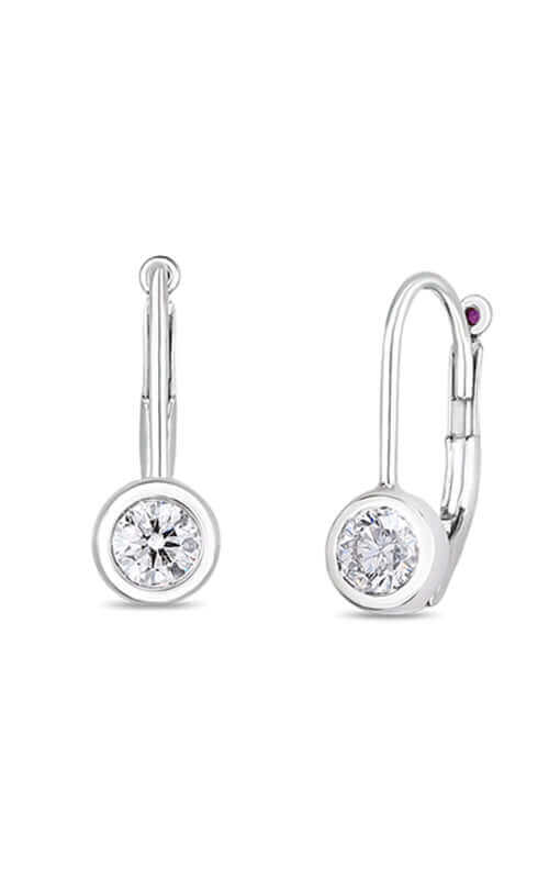 Roberto Coin 18k White Gold and Diamonds Earrings 111027AWERX0 | Bandiera Jewellers Toronto and Vaughan