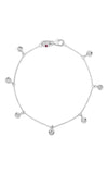 Roberto Coin 7 Diamond Drop Station 18k White Gold Bracelet 530011AWLBX0 | Bandiera Jewellers Toronto and Vaughan