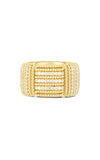 Roberto Coin Opera 18k Yellow Gold and Diamond Ring 7772895AY65X | Bandiera Jewellers Toronto and Vaughan