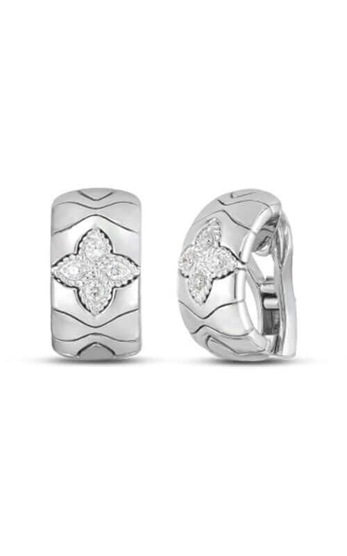 Roberto Coin 18k White Gold and Diamonds Earrings 7772913AWERX | Bandiera Jewellers Toronto and Vaughan