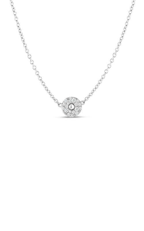 Roberto Coin 18k White Gold &amp; Diamond Pois Moi Necklace 8882616AWCHX | Bandiera Jewellers Toronto and Vaughan