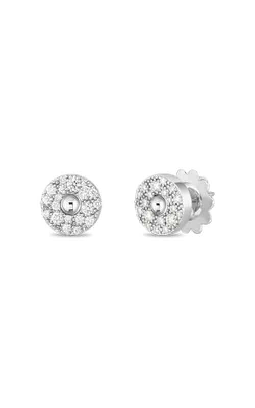 Roberto Coin Diamond Pois Moi Luna Stud Earrings 8882634AWERX Bandiera Jewellers