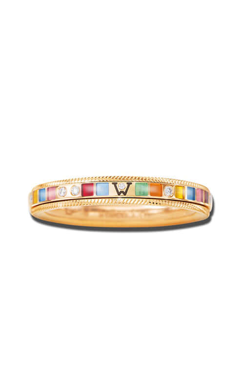 Wellendorff Golden Rainbow Ring, fine 607413 Bandiera Jewellers