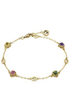 GUCCI Interlocking G Gems 18k Gold Bracelet YBA662430001 | Bandiera Jewellers Toronto and Vaughan