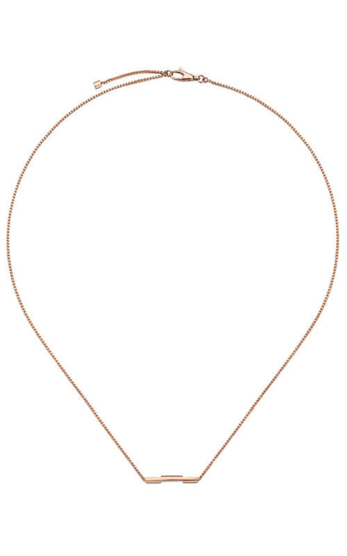 GUCCI Link to Love 18k Rose Gold Necklace YBB662108002 | Bandiera Jewellers Toronto and Vaughan