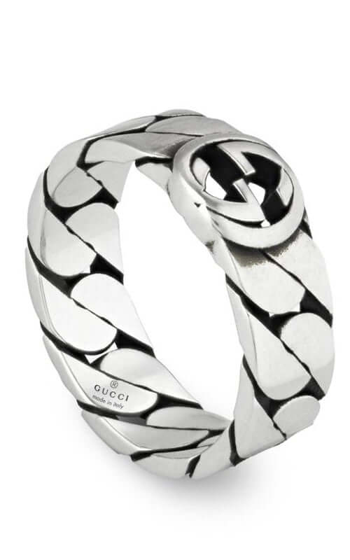 GUCCI Interlocking G Silver Ring YBC661513001 | Bandiera Jewellers Toronto and Vaughan