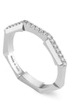 GUCCI Link to Love 18k White Gold and Diamonds Ring YBC662140001 | Bandiera Jewellers Toronto and Vaughan