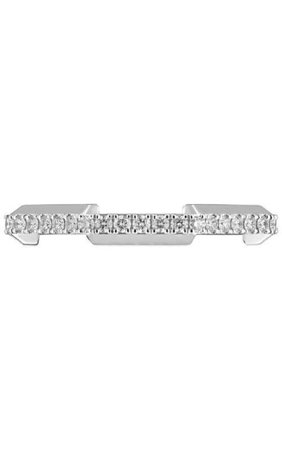 GUCCI Link to Love 18k White Gold and Diamonds Ring YBC662140001 | Bandiera Jewellers Toronto and Vaughan