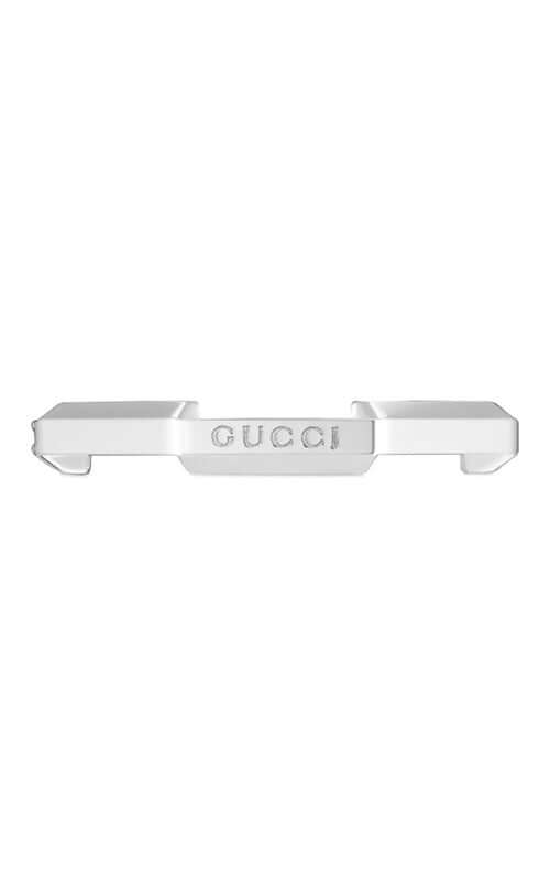 GUCCI Link to Love 18k White Gold and Diamonds Ring YBC662140001 | Bandiera Jewellers Toronto and Vaughan